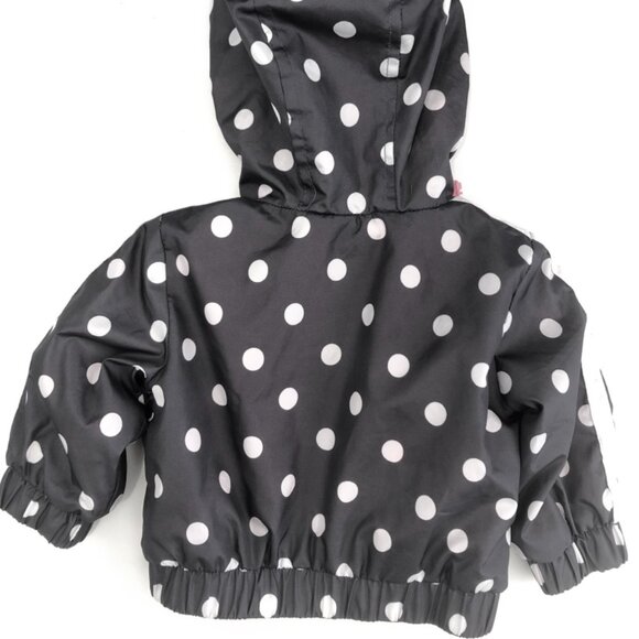 Pink Platinum Baby Girls' Infant 6-9m Polka Dot Outerwear Jacket, Fleece Lining - Picture 5 of 10